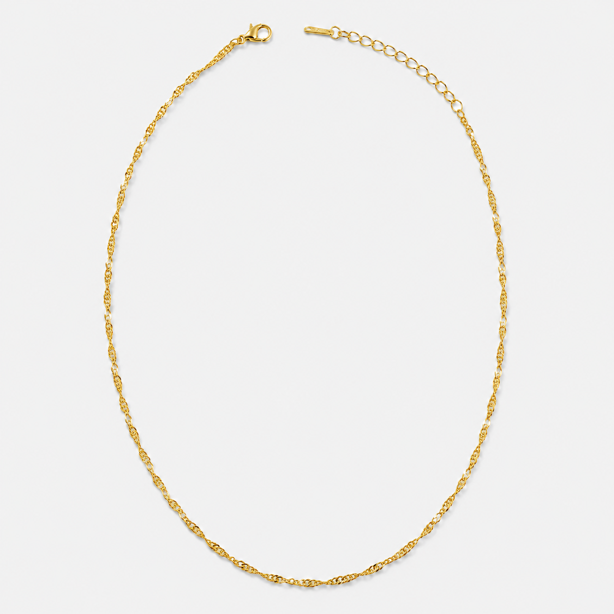 Image of Collier Tourbillon acier inoxydable