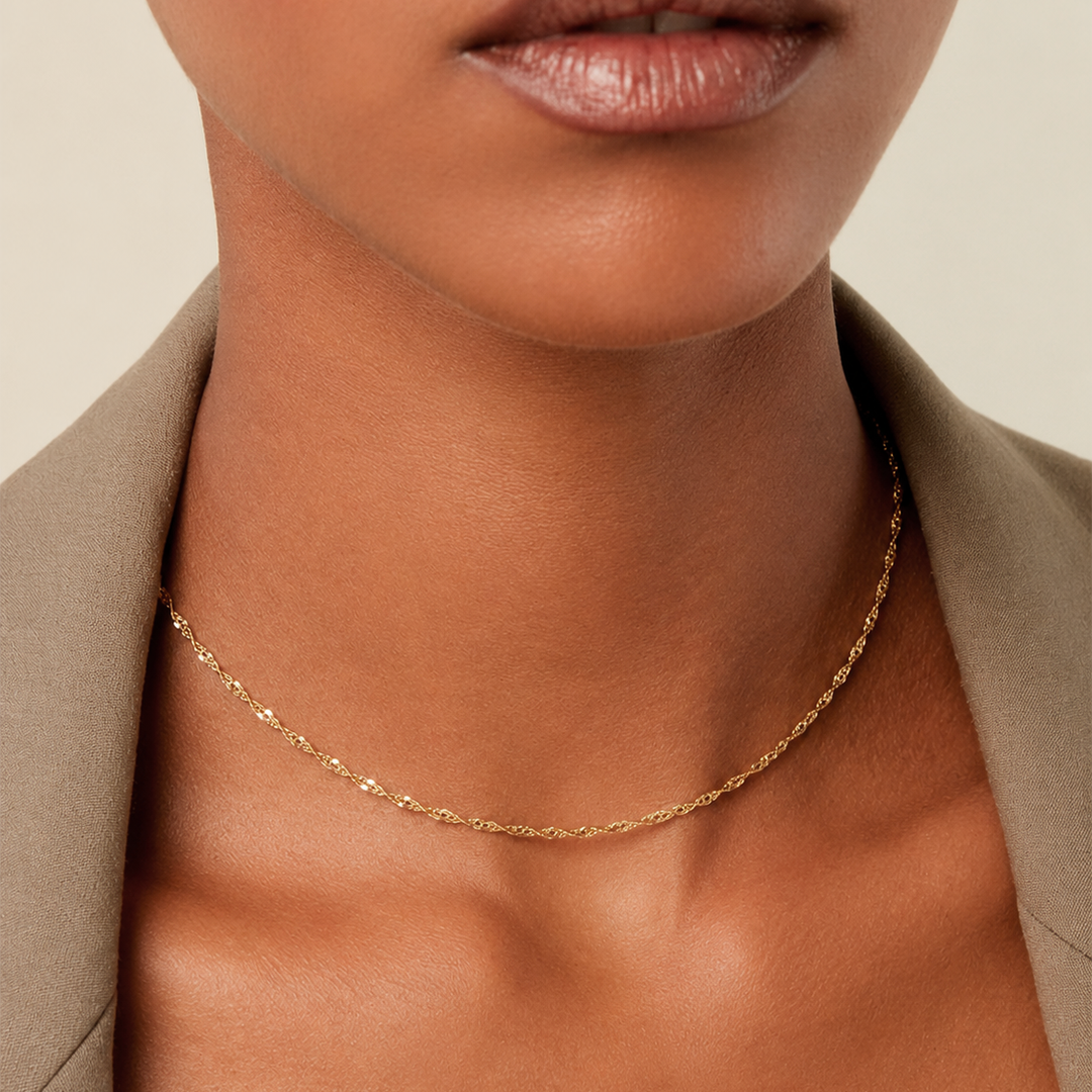 Collier Tourbillon acier inoxydable